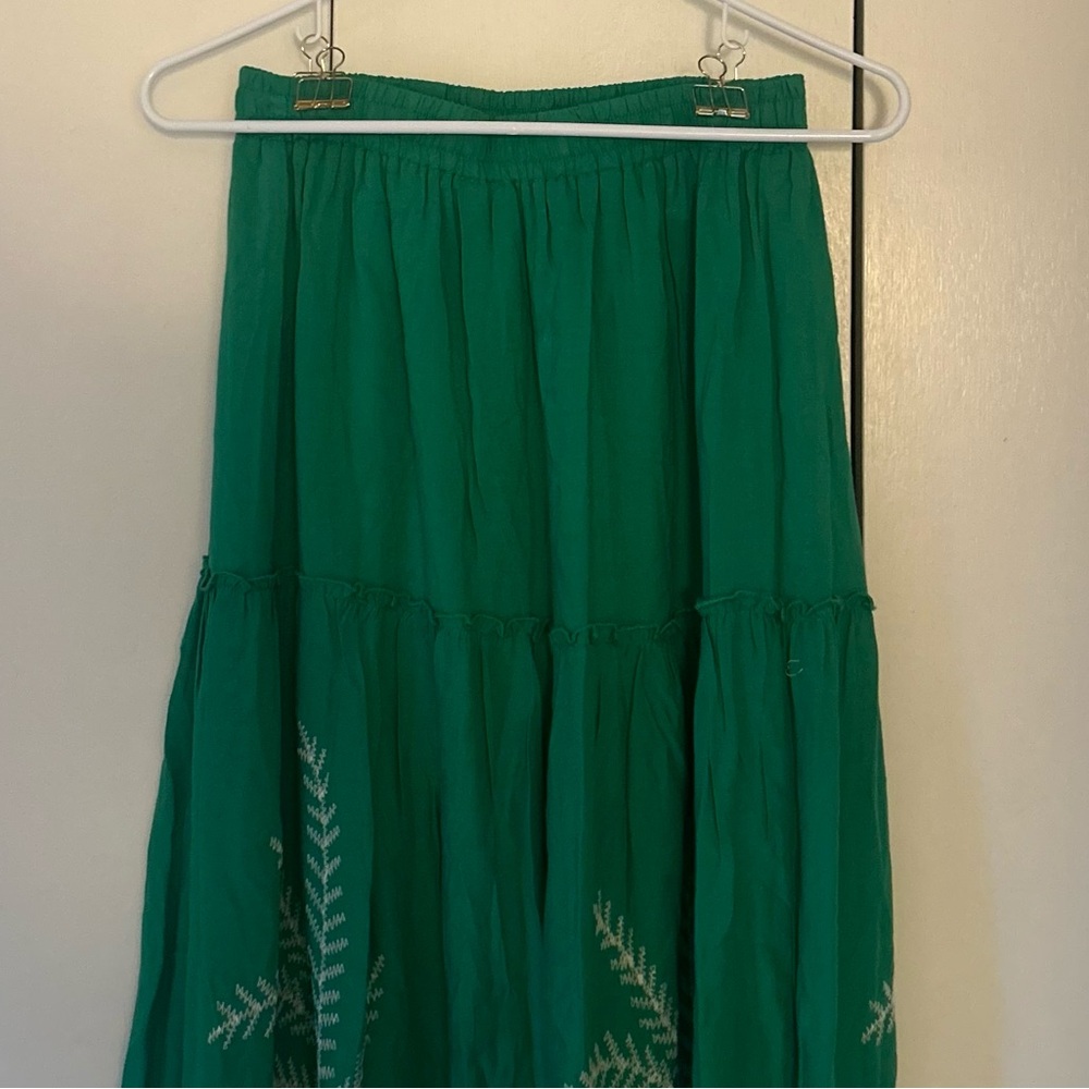 Laffaire Embroidered Maxi Skirt S - Picture 9 of 9
